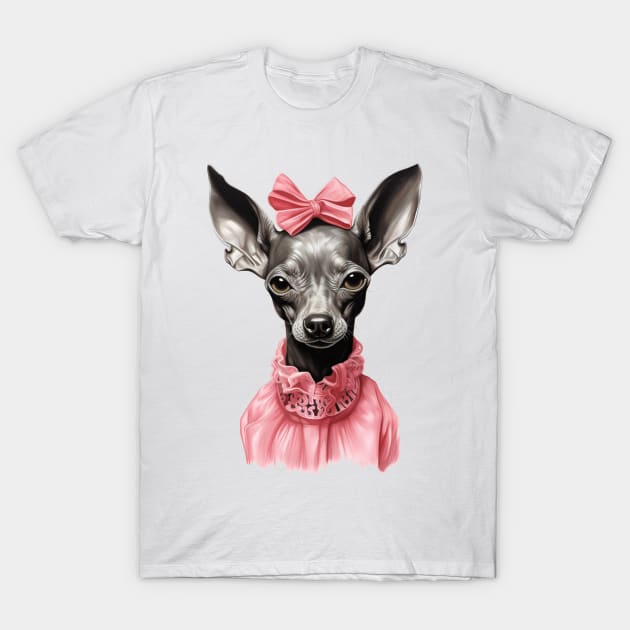 Xolo Dog Portrait T-Shirt by TacoTruckShop